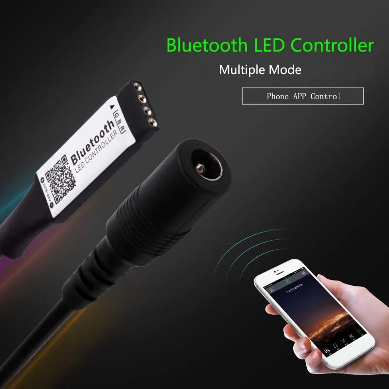 Bluetooth LED Controller DC12V Remote Controller by phone For 3528 5050 RGB LED Strip multiple mode
Bluetooth LED Controller DC12V Remote Controller by phone For 3528 5050 RGB LED Strip multiple mode