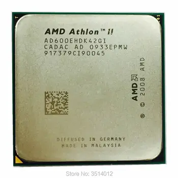 AMD Athlon II X4 600E 600 2.2 GHz Quad-Core CPU Processor AD600EHDK42GI Socket AM3
AMD Athlon II X4 600E 600 2.2 GHz Quad-Core CPU Processor AD600EHDK42GI Socket AM3