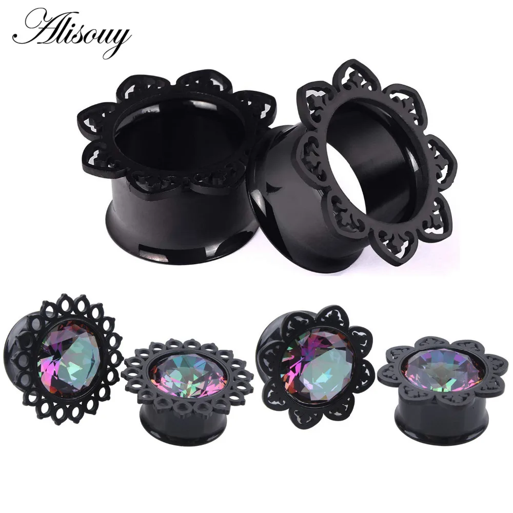 Alisouy 1 Pair Surgical Stainless Steel Gauge Earrings Black Ear Plug Tunnel Piercing Body Jewelry Single Flared Ear Expander
Alisouy 1 Pair Surgical Stainless Steel Gauge Earrings Black Ear Plug Tunnel Piercing Body Jewelry Single Flared Ear Expander