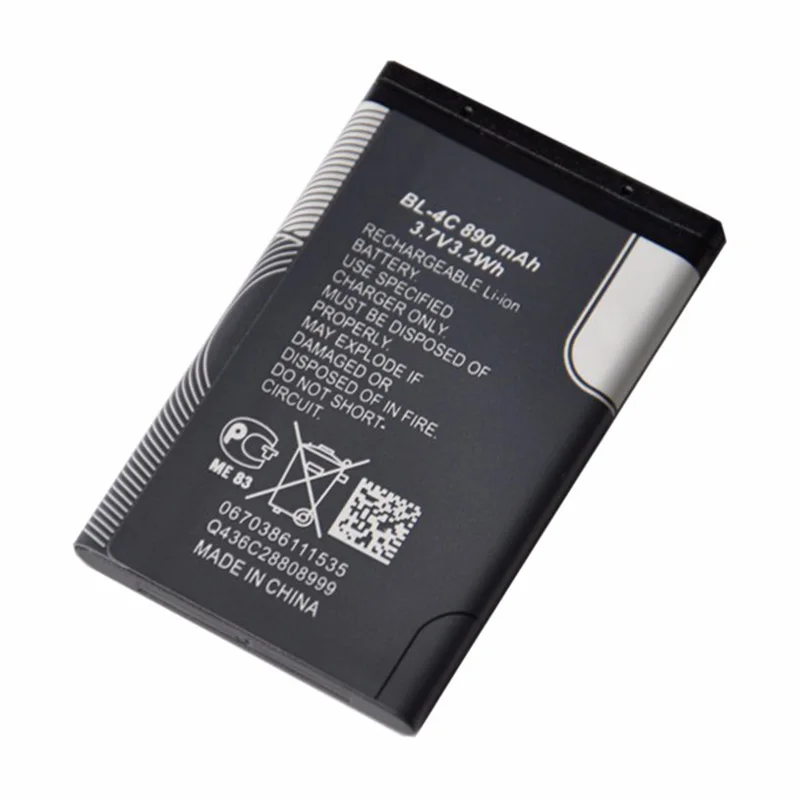 New BL-4C BL 4C Li-ion Mobile Phone Battery For Nokia 5100 6100 6101 6103 6131 6136 6170 6260 6300 6300i 6301 7200 7270 C2-05
New BL-4C BL 4C Li-ion Mobile Phone Battery For Nokia 5100 6100 6101 6103 6131 6136 6170 6260 6300 6300i 6301 7200 7270 C2-05