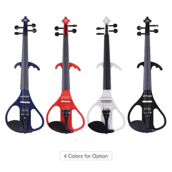 ammoon Full Size 4/4 Solid Wood Electric Silent Violin Fiddle Style-4 Ebony Fingerboard Pegs Chin Rest Tailpiece
ammoon Full Size 4/4 Solid Wood Electric Silent Violin Fiddle Style-4 Ebony Fingerboard Pegs Chin Rest Tailpiece