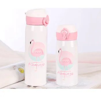 Flamingo insulation cup vacuum 304 stainless steel bounce cover mug cute female student portable cup 2
Flamingo insulation cup vacuum 304 stainless steel bounce cover mug cute female student portable cup 2