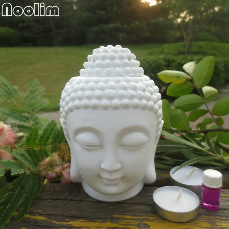 NOOLIM Buddha Head Aromatic Oil Burner Ceramic Aromatherapy Lamp Candle Aroma Furnace Oil Lamp Home Decor Incense Burner
NOOLIM Buddha Head Aromatic Oil Burner Ceramic Aromatherapy Lamp Candle Aroma Furnace Oil Lamp Home Decor Incense Burner