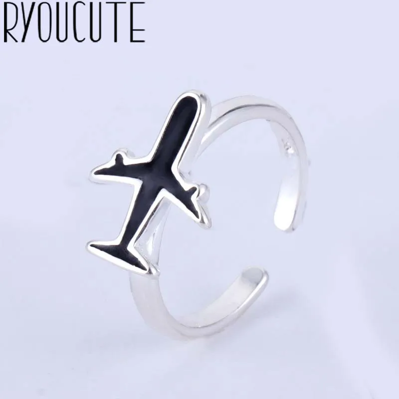 Bohemian Vintage 925 Sterling Silver Airplane Rings for Women Wedding Jewelry Large Adjustable Antique Engagement Rings Anillos
Bohemian Vintage 925 Sterling Silver Airplane Rings for Women Wedding Jewelry Large Adjustable Antique Engagement Rings Anillos