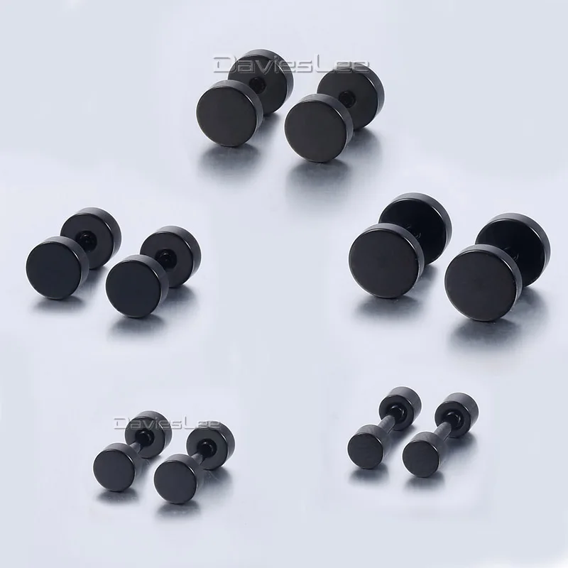 Davieslee 3-8mm Stainless Steel Pierced Earrings Silver/ Gold/ Black Tone Mens Womens Unisex Earrings DLKE159
Davieslee 3-8mm Stainless Steel Pierced Earrings Silver/ Gold/ Black Tone Mens Womens Unisex Earrings DLKE159