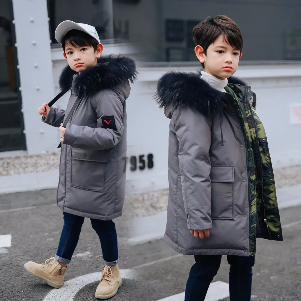 children Down & Parkas 8-12year winter kids outerwear boys casual warm hooded jacket for boys solid boys warm coats -30 degree
children Down & Parkas 8-12year winter kids outerwear boys casual warm hooded jacket for boys solid boys warm coats -30 degree