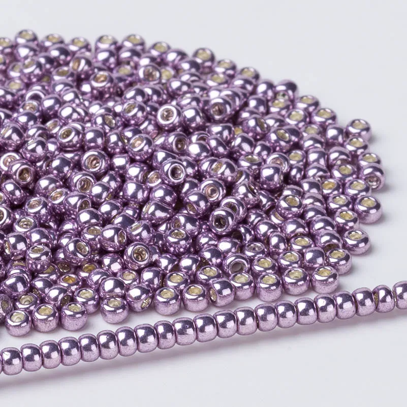 554 Toho Round Seed Bead Permanent Finish Galvanized Lilac (3)