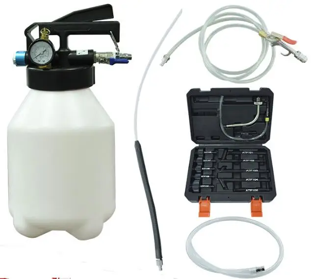 6L Pneumatic Air ATF Auto Transmission Fluid Extractor Dispenser Refill Pump Tool Kit With 13pcs Adaptors 2-Way Oil Filling
6L Pneumatic Air ATF Auto Transmission Fluid Extractor Dispenser Refill Pump Tool Kit With 13pcs Adaptors 2-Way Oil Filling