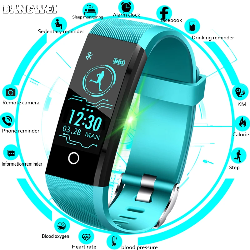 LIGE Smart Wath Sport Smart Bracelet Blood Pressure Heart Rate Monitoring Pedometer Information Call Reminder Fitness Watch Men
LIGE Smart Wath Sport Smart Bracelet Blood Pressure Heart Rate Monitoring Pedometer Information Call Reminder Fitness Watch Men