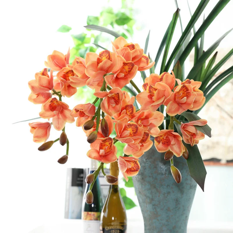 3D Printing Cymbidium Orchid Latex Real touch Flower Artificial Flowers For Home Wedding Decoration Fake Flowers Artificial
3D Printing Cymbidium Orchid Latex Real touch Flower Artificial Flowers For Home Wedding Decoration Fake Flowers Artificial