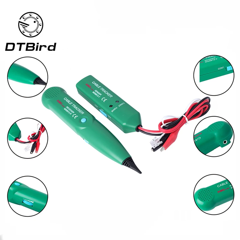 Network Cable Tester MS6812 Telephone Wire Tracker LAN Network Cable Tester for UTP STP Cat5 Cat6 RJ45 RJ11 Line Finding Testing
Network Cable Tester MS6812 Telephone Wire Tracker LAN Network Cable Tester for UTP STP Cat5 Cat6 RJ45 RJ11 Line Finding Testing