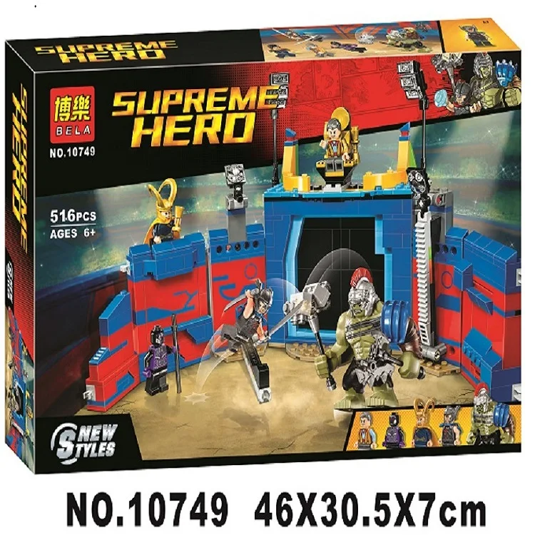 Bela 10749 Marvel Super Heroes Thor vs. Hulk: Arena Clash Building Block Brick Toy Kids Gift
Bela 10749 Marvel Super Heroes Thor vs. Hulk: Arena Clash Building Block Brick Toy Kids Gift