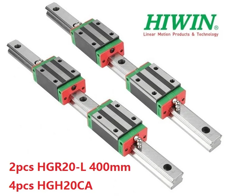 2pcs 100% Original New Hiwin HGR20 -L 400mm linear guide/rail + 4pcs HGH20CA linear narrow blocks for CNC router
2pcs 100% Original New Hiwin HGR20 -L 400mm linear guide/rail + 4pcs HGH20CA linear narrow blocks for CNC router
