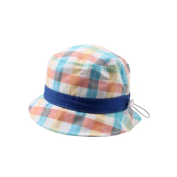 Fashion Plaid Baby Hat Boys Girls Bucket Hat Cotton Toddler Fisher Cap For Girls Summer Adjustable Sun Cap Baby Boys Clothing
Fashion Plaid Baby Hat Boys Girls Bucket Hat Cotton Toddler Fisher Cap For Girls Summer Adjustable Sun Cap Baby Boys Clothing