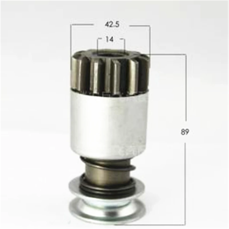 QD1315D motor drive pinion for starter motor QD1315D for tractor TY254, the 11teeth 12 splines type
QD1315D motor drive pinion for starter motor QD1315D for tractor TY254, the 11teeth 12 splines type