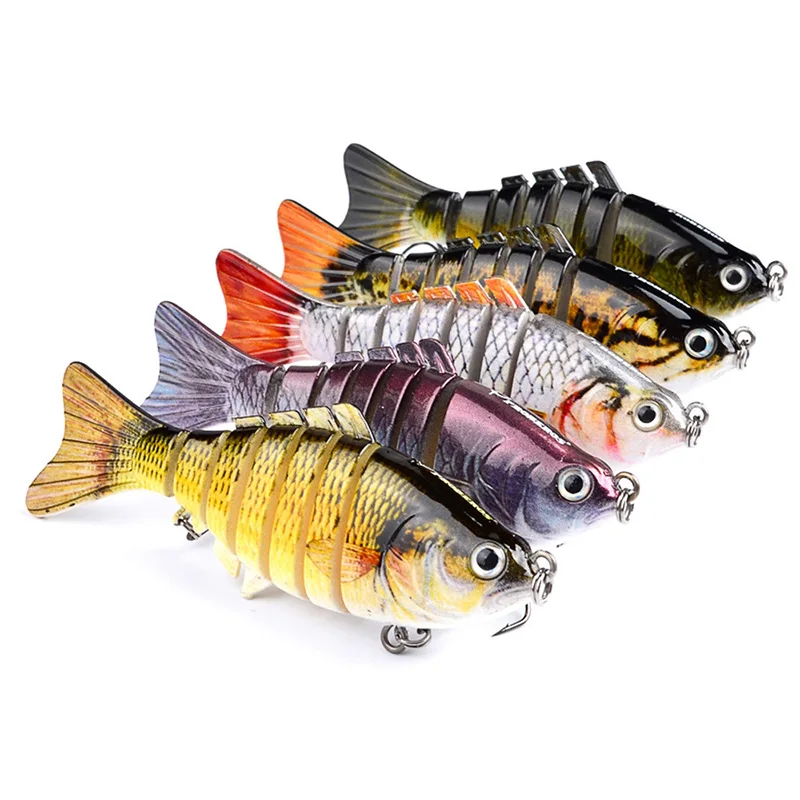Imitate the real fish swimming bait 7 Segment Swimbait Hard Bait Slow 5 colors 10cm 15.5g Artificial Lures Fishing Tackle
Imitate the real fish swimming bait 7 Segment Swimbait Hard Bait Slow 5 colors 10cm 15.5g Artificial Lures Fishing Tackle