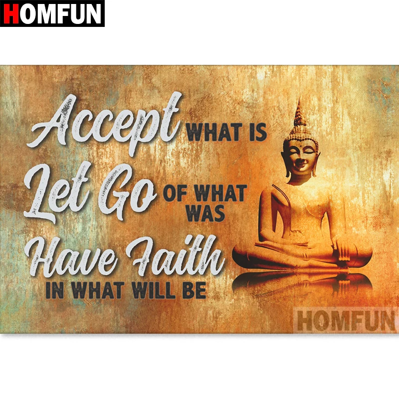 HOMFUN Diamond Embroidery DIY Diamond Painting Cross Stitch Kit "Buddha text" 5D Needlework Diamond Home Decoration A18621
HOMFUN Diamond Embroidery DIY Diamond Painting Cross Stitch Kit "Buddha text" 5D Needlework Diamond Home Decoration A18621