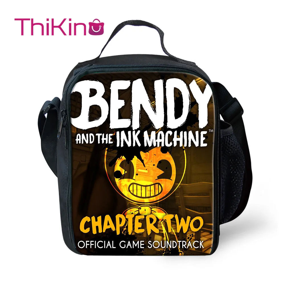 Thikin Bendy and Ink Machine Lunch Bags for Teen Boys Fashion Portable Cooler Box Cartoon Pattern Tote Picnic Pouch
Thikin Bendy and Ink Machine Lunch Bags for Teen Boys Fashion Portable Cooler Box Cartoon Pattern Tote Picnic Pouch