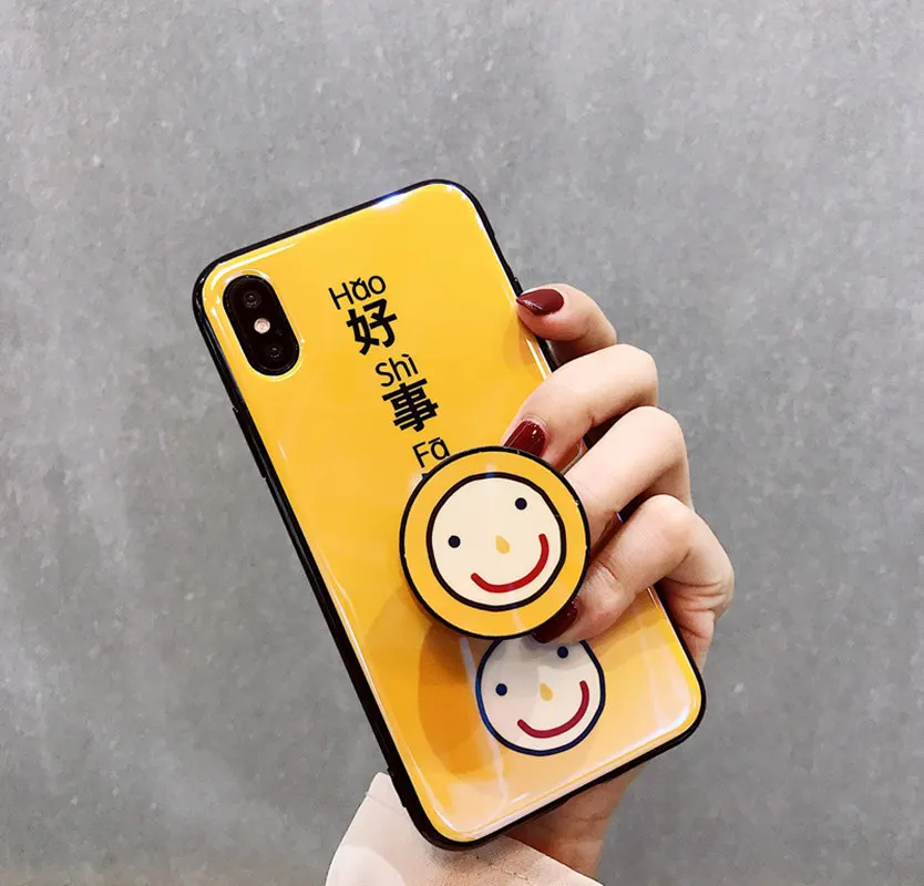 Mr.orange Good thing happens Airbag Stand for Apple iphone X Mobile Shell iPhone8/7plus Blu-ray 6s Soft Tide
Mr.orange Good thing happens Airbag Stand for Apple iphone X Mobile Shell iPhone8/7plus Blu-ray 6s Soft Tide