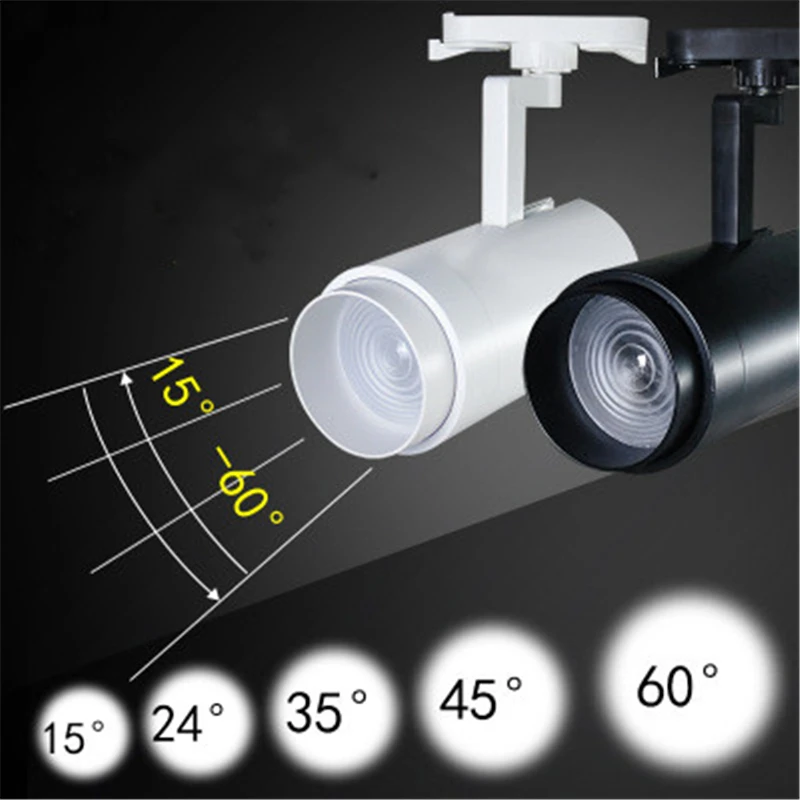 20X LED Focus Track Light 12W/15W/20W/30W Zoom COB Spotlight Spotlight Background Clothing Store Spotlight Track Spotlight
20X LED Focus Track Light 12W/15W/20W/30W Zoom COB Spotlight Spotlight Background Clothing Store Spotlight Track Spotlight