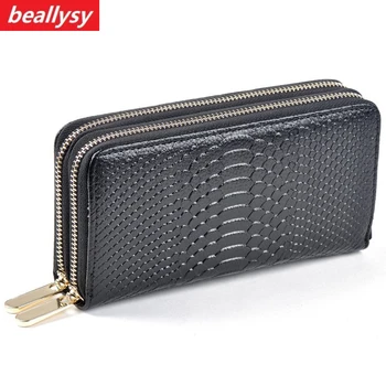 Alligator Genuine Leather Women Wallet Female Long Clutch Lady Walet Portomonee Rfid Luxury Brand Money Bag For Girls Coin Purse 
Alligator Genuine Leather Women Wallet Female Long Clutch Lady Walet Portomonee Rfid Luxury Brand Money Bag For Girls Coin Purse