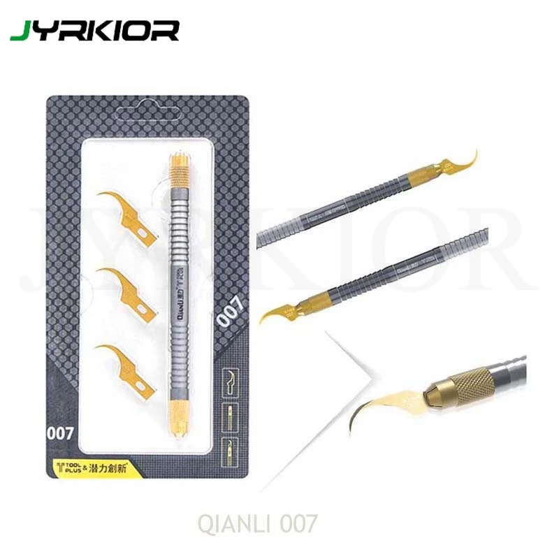 Jyrkior Professional Cold Blade For iPhone Mainboard A8 A9 A10 CPU IC Powerful Glue Black Glue Side Glue Removal Knife Blade
Jyrkior Professional Cold Blade For iPhone Mainboard A8 A9 A10 CPU IC Powerful Glue Black Glue Side Glue Removal Knife Blade