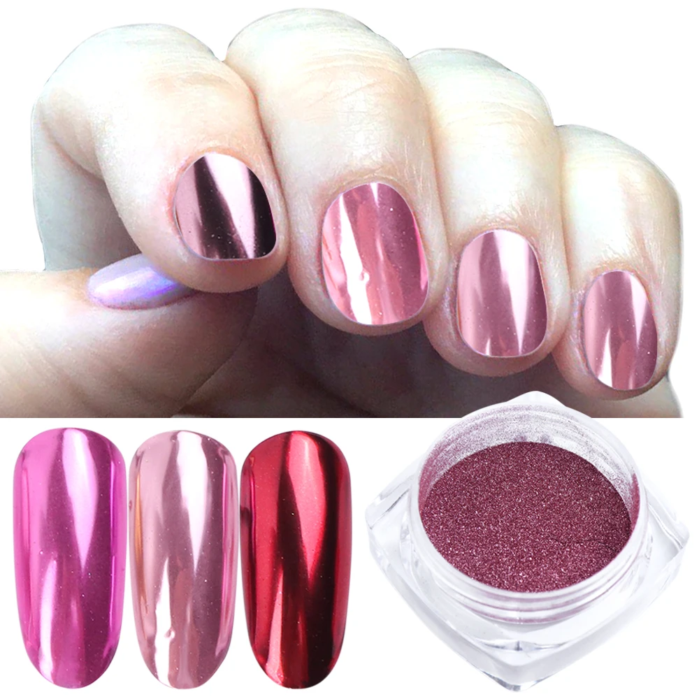 0.5g Mirror Rose Gold Nail Glitters Powder Red Purple Chrome Nails Pigment Dust Gel Polish Nail Art Manicure Decoration LEC/ASX
0.5g Mirror Rose Gold Nail Glitters Powder Red Purple Chrome Nails Pigment Dust Gel Polish Nail Art Manicure Decoration LEC/ASX
