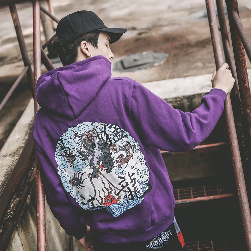 04 SharkPrint sweatshirts for men hoodies men hip hop hoodie W07