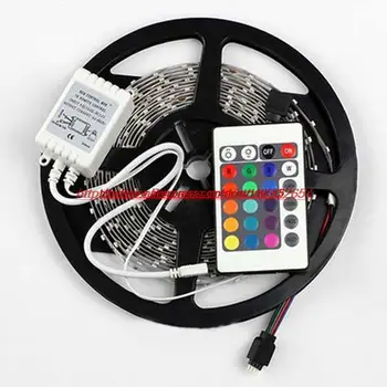 5m RGB SMD3528 LED Strip Light Lamp DC12V Waterproof IP65 60leds/m With 24Key IR Controller
5m RGB SMD3528 LED Strip Light Lamp DC12V Waterproof IP65 60leds/m With 24Key IR Controller