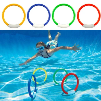 4 Pcs/Set Children Kids Diving Buoys Four Loaded Throwing Toys Underwater Diving Ring Water Toys Swimming Pool Accessories
4 Pcs/Set Children Kids Diving Buoys Four Loaded Throwing Toys Underwater Diving Ring Water Toys Swimming Pool Accessories