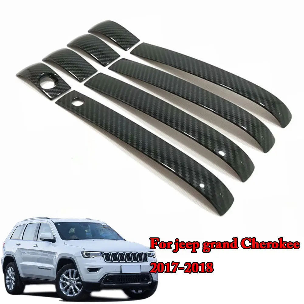 Боковая дверная ручка из АБС-углеволокна, Накладка для Jeep Grand Cherokee 2014 2015 2016 2017 2018, аксессуары для стайлинга автомобиля
Боковая дверная ручка из АБС-углеволокна, Накладка для Jeep Grand Cherokee 2014 2015 2016 2017 2018, аксессуары для стайлинга автомобиля