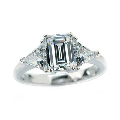 Genuine 585 White Gold 3Ct Emerald Cut Synthetic Diamonds Women Anniversary Ring Amazing unforgetable Jewelry Gift
Genuine 585 White Gold 3Ct Emerald Cut Synthetic Diamonds Women Anniversary Ring Amazing unforgetable Jewelry Gift