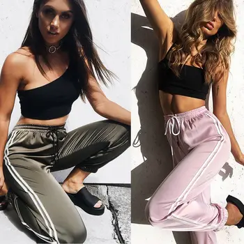 2019 Autumn Spring New Women Casual Harem Pants Loose Trousers Ladies Sweatpants Striped Side Sweat Pants Female Plus Size M-XL
2019 Autumn Spring New Women Casual Harem Pants Loose Trousers Ladies Sweatpants Striped Side Sweat Pants Female Plus Size M-XL
