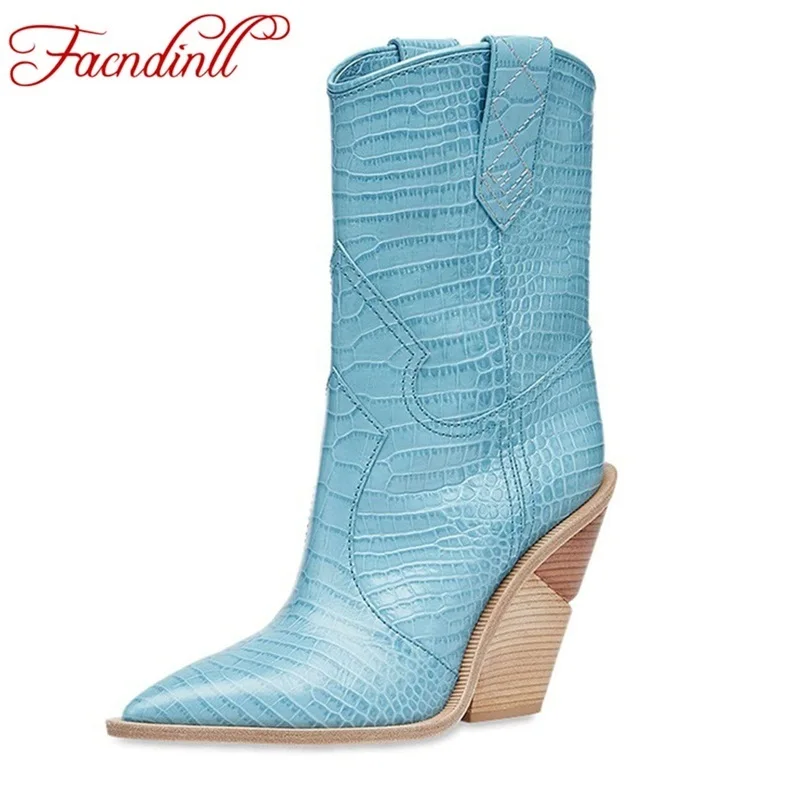 FACNDINLL 2019 fashion microfiber leather women ankle boots pointed toe western cowboy boots women mid-calf chunky wedges boots
FACNDINLL 2019 fashion microfiber leather women ankle boots pointed toe western cowboy boots women mid-calf chunky wedges boots