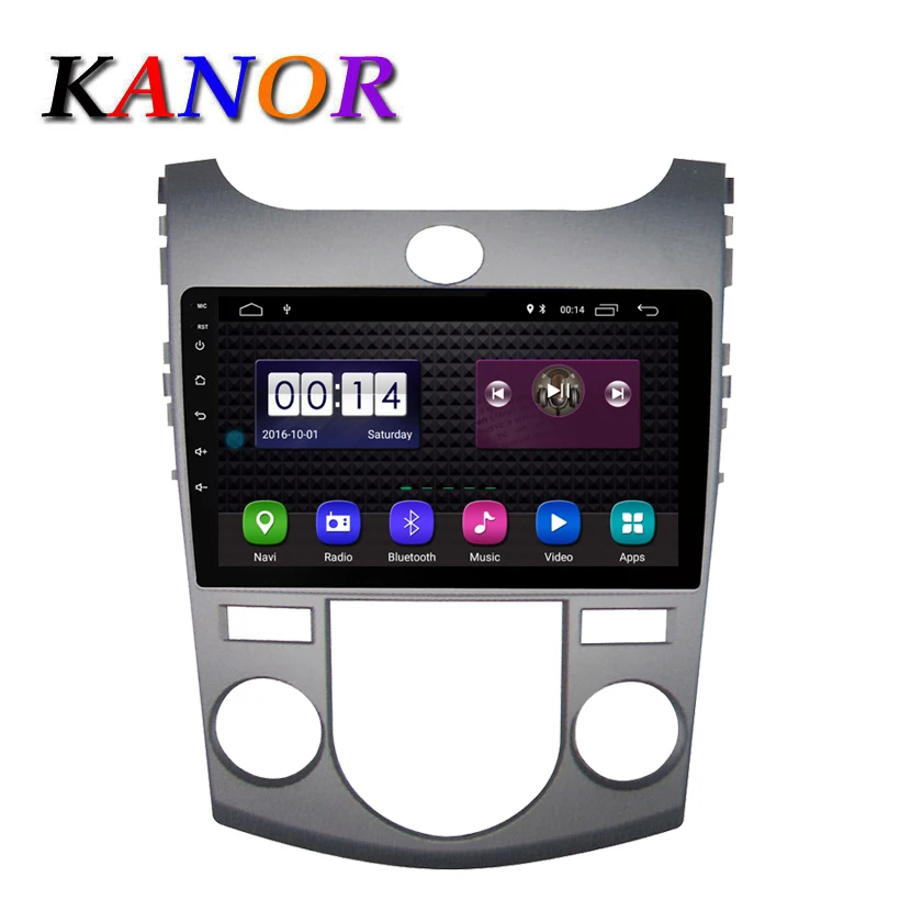 KANOR 9 inch Quad-Core Android 8.1 Car Radio Stereo Player GPS Navigation for 2008 2009-2012 KIA Forte Cerato with HD 1024*600
KANOR 9 inch Quad-Core Android 8.1 Car Radio Stereo Player GPS Navigation for 2008 2009-2012 KIA Forte Cerato with HD 1024*600