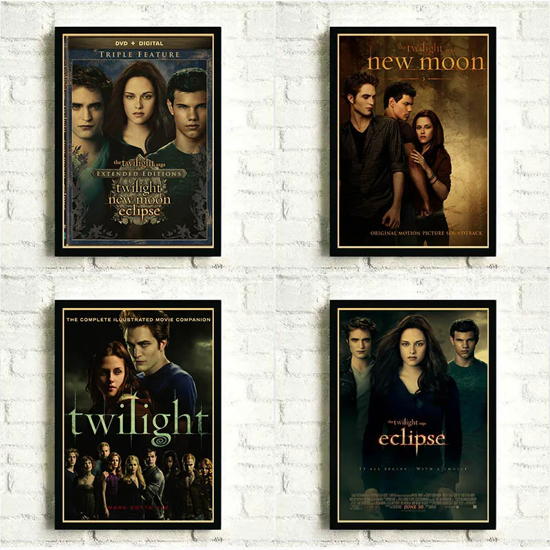 The Twilight Saga: Classic Movie Posters and Retro Kraft Paper Print Home Decor Painting Poster No Frame 
The Twilight Saga: Classic Movie Posters and Retro Kraft Paper Print Home Decor Painting Poster No Frame