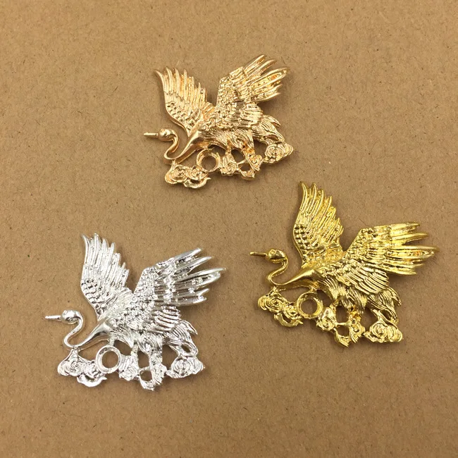 10pcs 41x38mm Crane Hair Jewelry Charm Women Flower Barrettes Retro Hair Wear DIY Jewelry Accessories
10pcs 41x38mm Crane Hair Jewelry Charm Women Flower Barrettes Retro Hair Wear DIY Jewelry Accessories