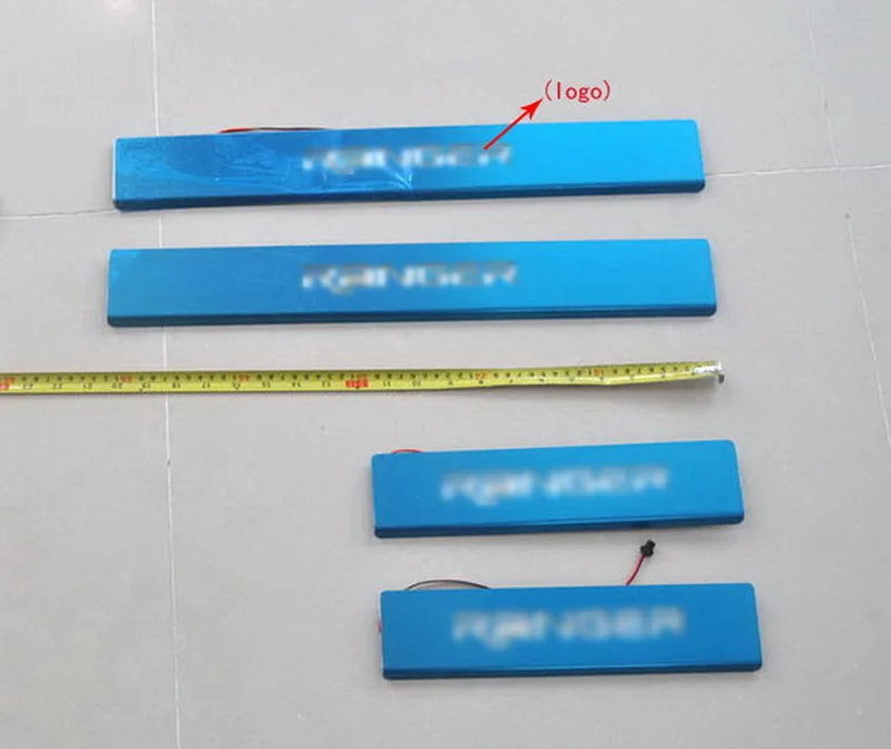 Fit For Ford RANGER 12-14 Blue LEDWelcome Pedals StainlessSteel Scuff Plate Threshold Trim
Fit For Ford RANGER 12-14 Blue LEDWelcome Pedals StainlessSteel Scuff Plate Threshold Trim
