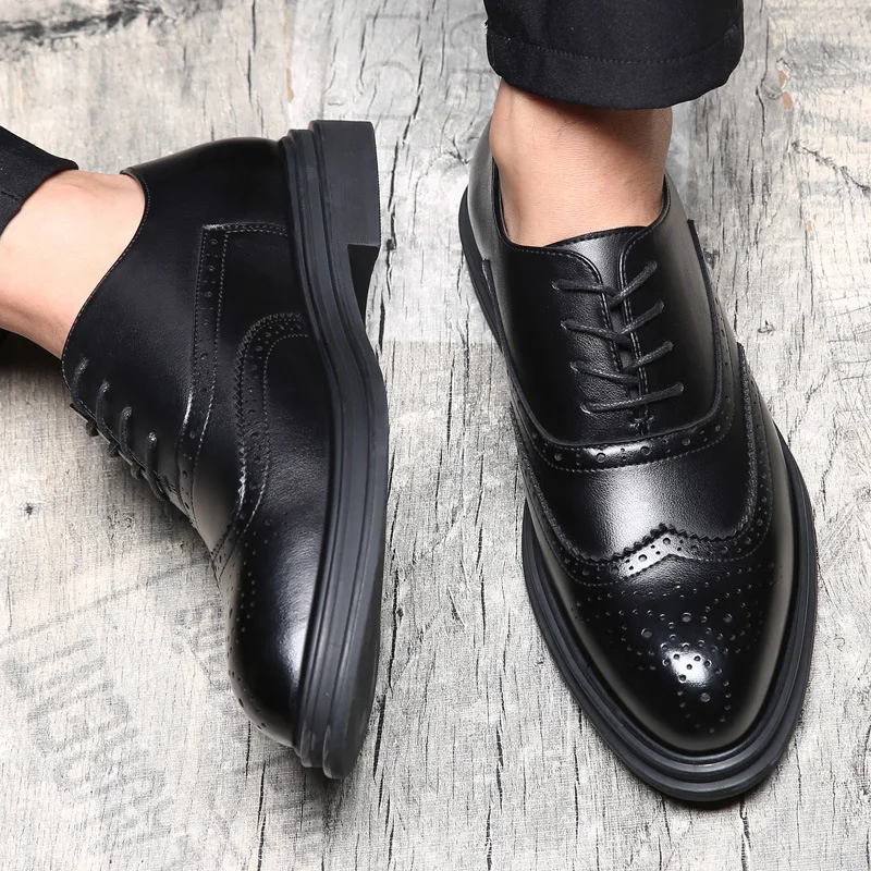 Male Shoe Autumn Correct Dress Man Leather Shoes Male England Leisure Time Shoes Male
Male Shoe Autumn Correct Dress Man Leather Shoes Male England Leisure Time Shoes Male