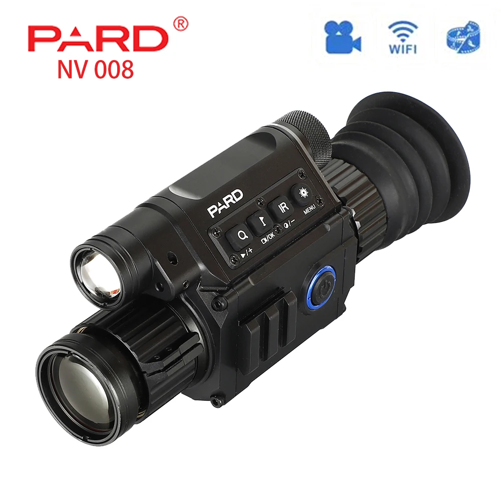 PARD NV008 Digital Night Vision Riflescopes Built-in IR Illuminator Red Laser Sight Hunting Tactical Video Day and Night Can Use
PARD NV008 Digital Night Vision Riflescopes Built-in IR Illuminator Red Laser Sight Hunting Tactical Video Day and Night Can Use