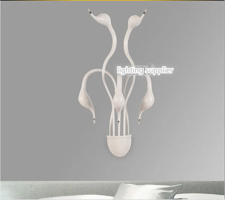 New Design Swan Wall Lamps Bedroom Headboard Bedside Lamp banheiro LED Living Room Light Wall Sconce lampe deco
New Design Swan Wall Lamps Bedroom Headboard Bedside Lamp banheiro LED Living Room Light Wall Sconce lampe deco