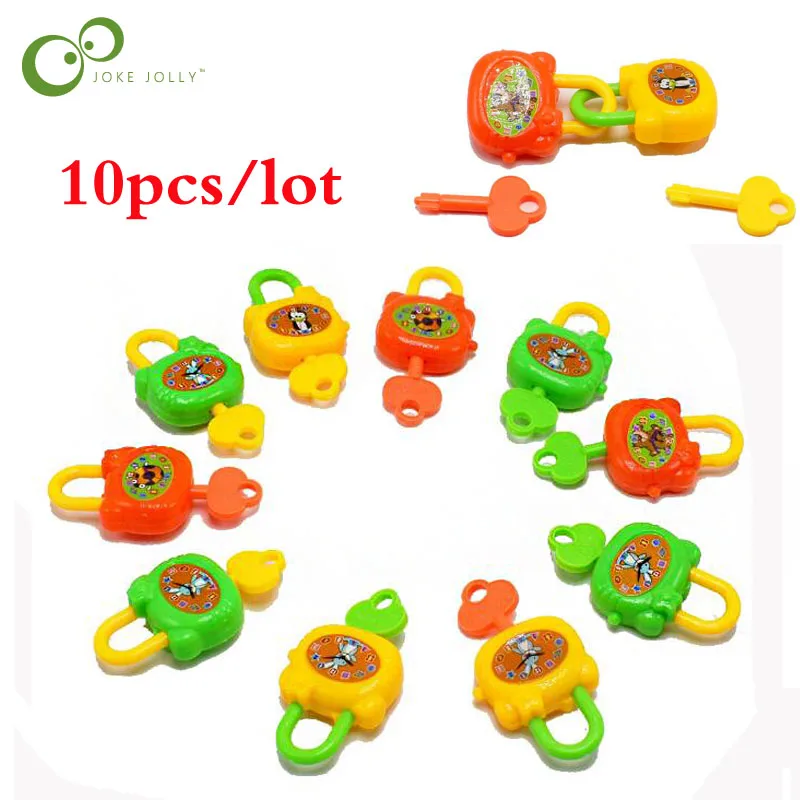 10pcs/lot New Plastic Cartoon Children With Keys Toy Locks Notebook Lock Gift toys For Kids Colorful Birthday Toy WYQ
10pcs/lot New Plastic Cartoon Children With Keys Toy Locks Notebook Lock Gift toys For Kids Colorful Birthday Toy WYQ