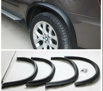 

4pcs ABS Wheel eyebrow Fender Trim Long forOEM OE style BMW X5 E70 2006- 2013