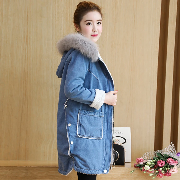 2017 Female Large Plus Size Warm Winter Light Blue Bomber Women Autumn Hooded Coat Jeans Denim Jackets Basic Ladies Windbreaker
2017 Female Large Plus Size Warm Winter Light Blue Bomber Women Autumn Hooded Coat Jeans Denim Jackets Basic Ladies Windbreaker