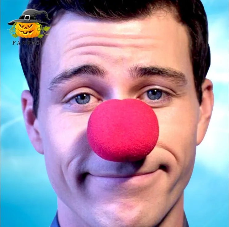 Cosplay Makeup Halloween gules Clown nose Sponge nose Clown red nose 5CM diameter Play the role show festival Funny Lovely circu
Cosplay Makeup Halloween gules Clown nose Sponge nose Clown red nose 5CM diameter Play the role show festival Funny Lovely circu
