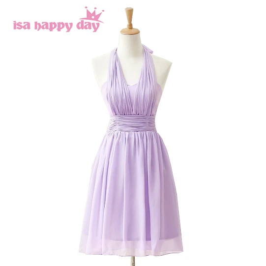 lilac faironly short chiffon brides maid party knee length dresses 2019 bridesmaid dress for special occasions under 100 H3845 
lilac faironly short chiffon brides maid party knee length dresses 2019 bridesmaid dress for special occasions under 100 H3845
