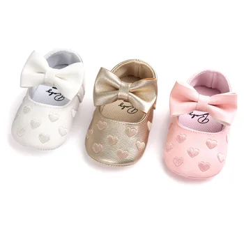 Cute Gold Pure White Mary Jane Moccasins For 0-18M Baby Soft Bottom First Walker Butterfly-knot Baby Shoes Prewalkers Boots
Cute Gold Pure White Mary Jane Moccasins For 0-18M Baby Soft Bottom First Walker Butterfly-knot Baby Shoes Prewalkers Boots