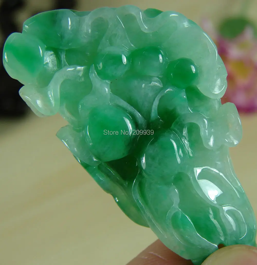 huij 002716 Certified Rich Vivid Green Cabbage Ruyi Natural A Jade Jadeite Pendant
huij 002716 Certified Rich Vivid Green Cabbage Ruyi Natural A Jade Jadeite Pendant