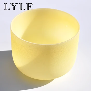 New 8Inch Light Yellow E Note Color Frosted Quartz Crystal Singing Bowl free shipping
New 8Inch Light Yellow E Note Color Frosted Quartz Crystal Singing Bowl free shipping