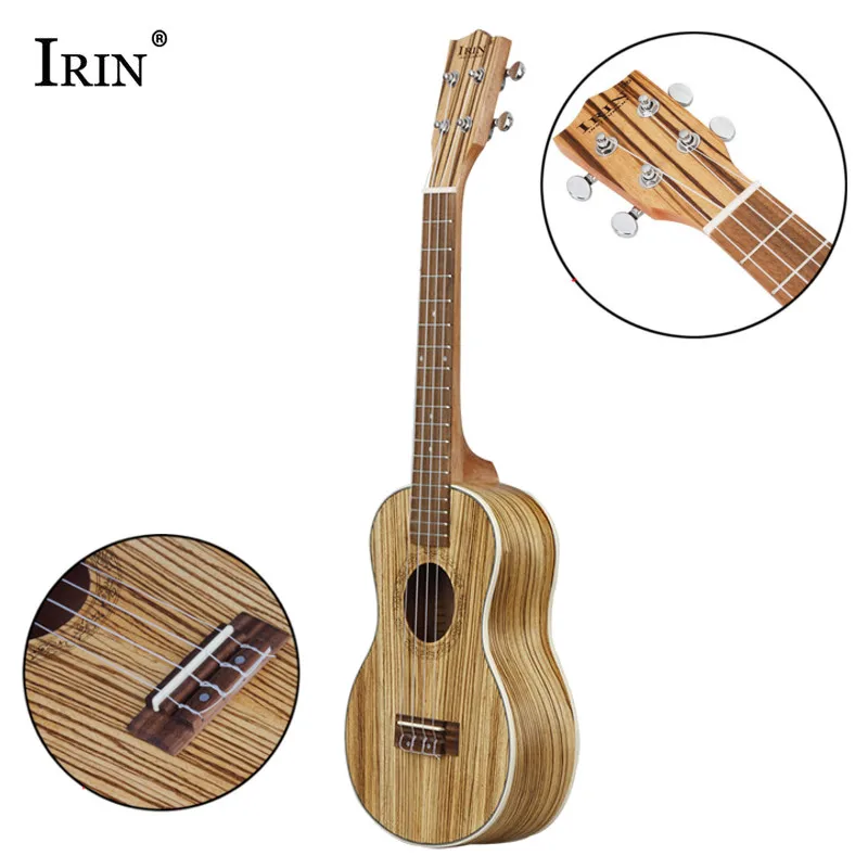 IRIN 21 inch Zebra wood Ebony Ukulele Guitar Uke 4 Strings Hawaiian Guitar guitarra Musical Instruments For Beginners lover
IRIN 21 inch Zebra wood Ebony Ukulele Guitar Uke 4 Strings Hawaiian Guitar guitarra Musical Instruments For Beginners lover